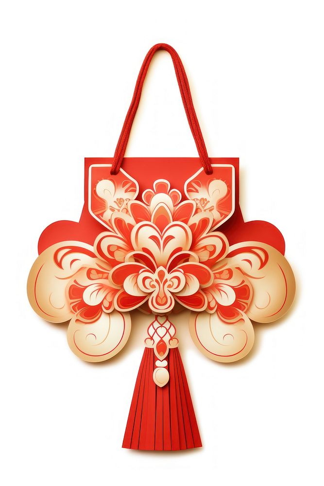 Silk bag chinese handbag art. AI generated Image by rawpixel.