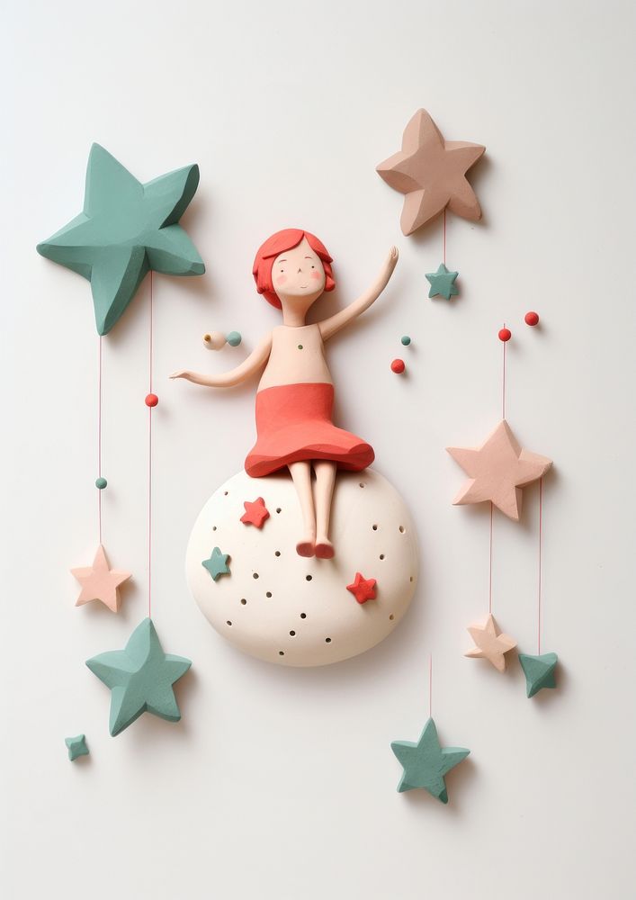 Christmas cute art toy. AI generated Image by rawpixel.