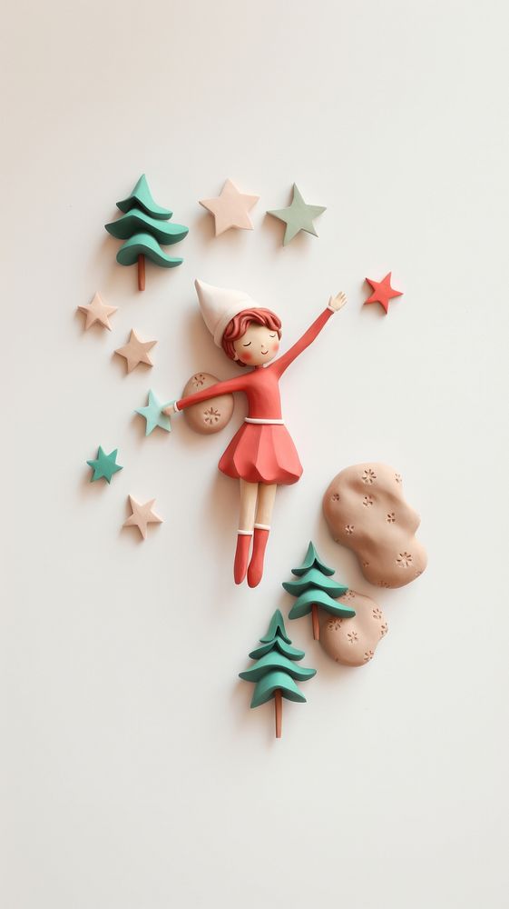 Christmas craft cute toy. AI generated Image by rawpixel.