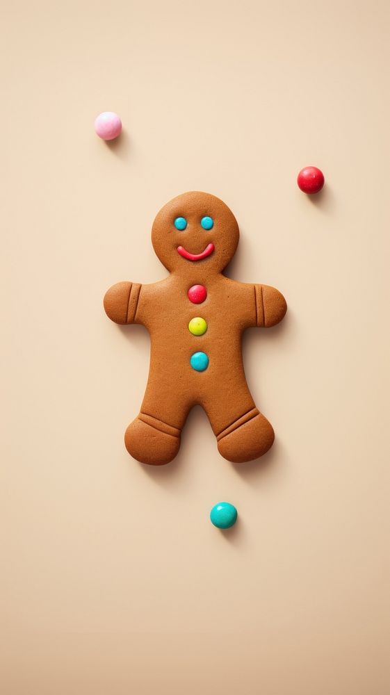 Gingerbread cookie food toy. AI generated Image by rawpixel.