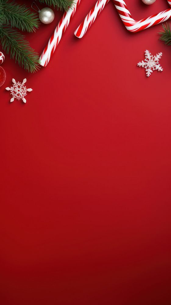Christmas backgrounds decoration red. AI generated Image by rawpixel.