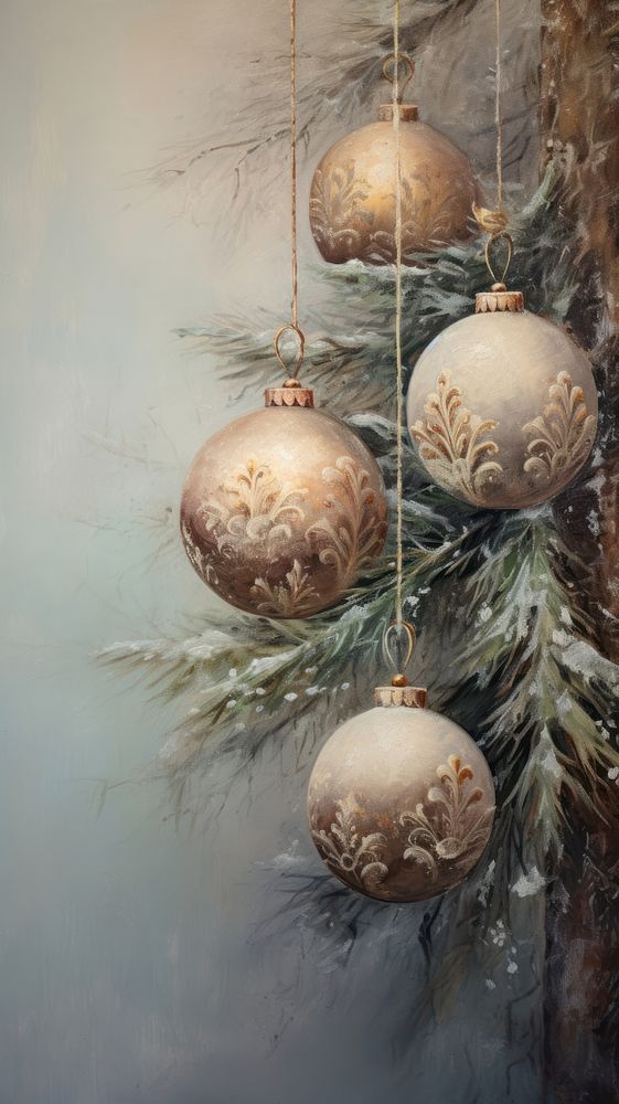 Christmas decorations christmas painting christmas decorations. AI generated Image by rawpixel.