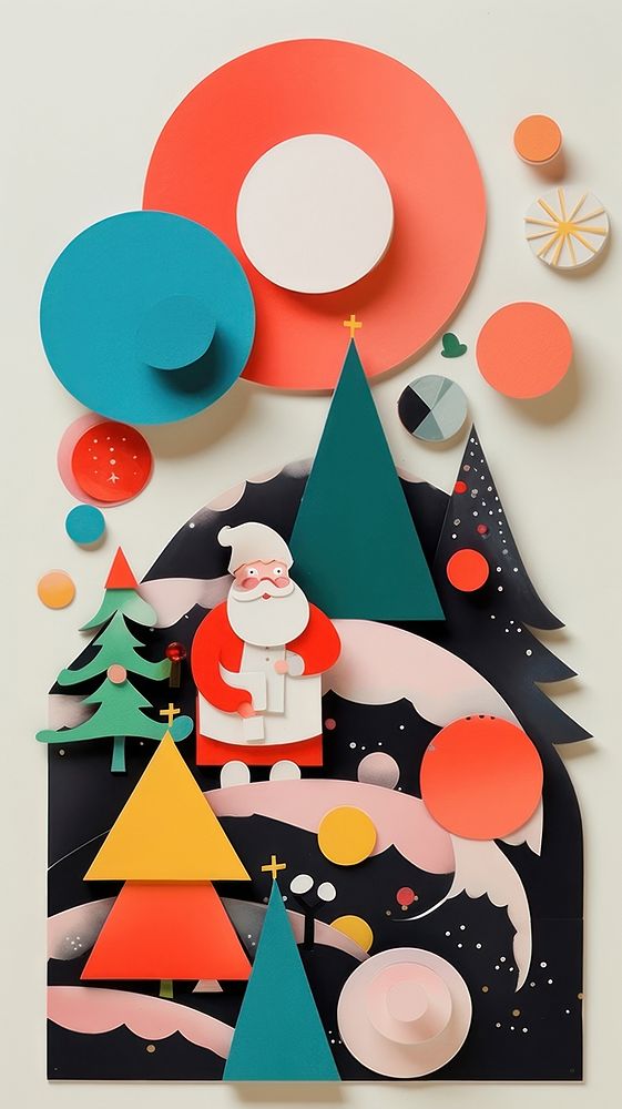 Christmas art representation celebration. AI generated Image by rawpixel.