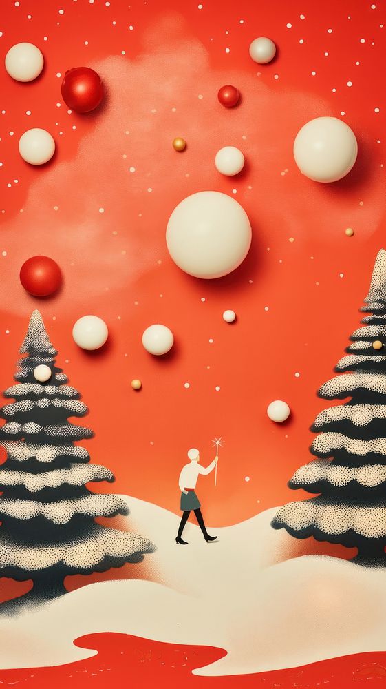 Christmas adult celebration decoration. AI generated Image by rawpixel.