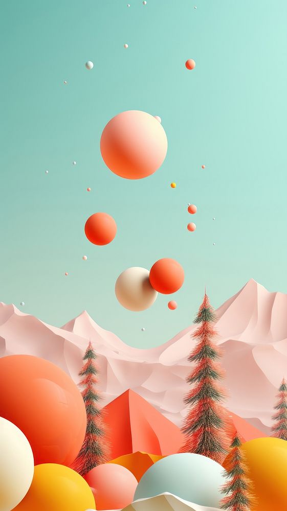 Outdoors balloon plant tree. AI generated Image by rawpixel.