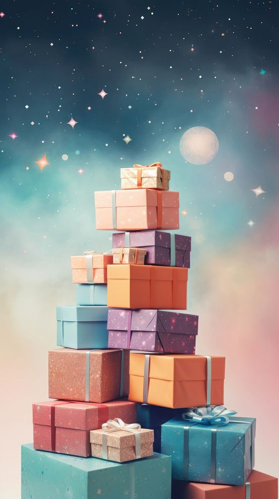 Box outdoors gift backgrounds. AI generated Image by rawpixel.