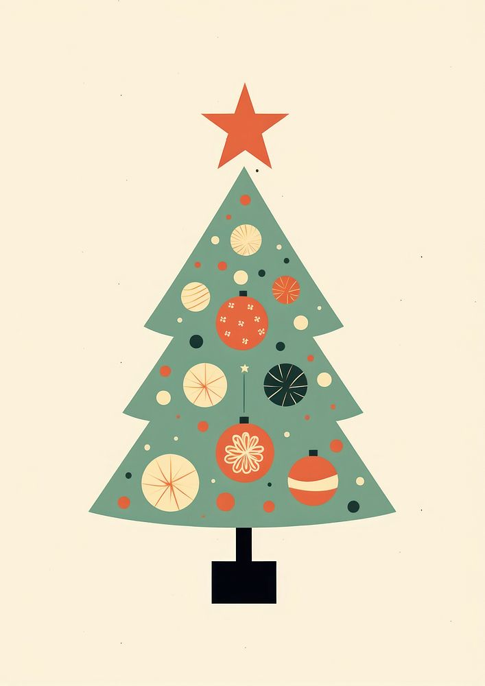 Christmas Tree Decoration christmas decoration holiday. AI generated Image by rawpixel.