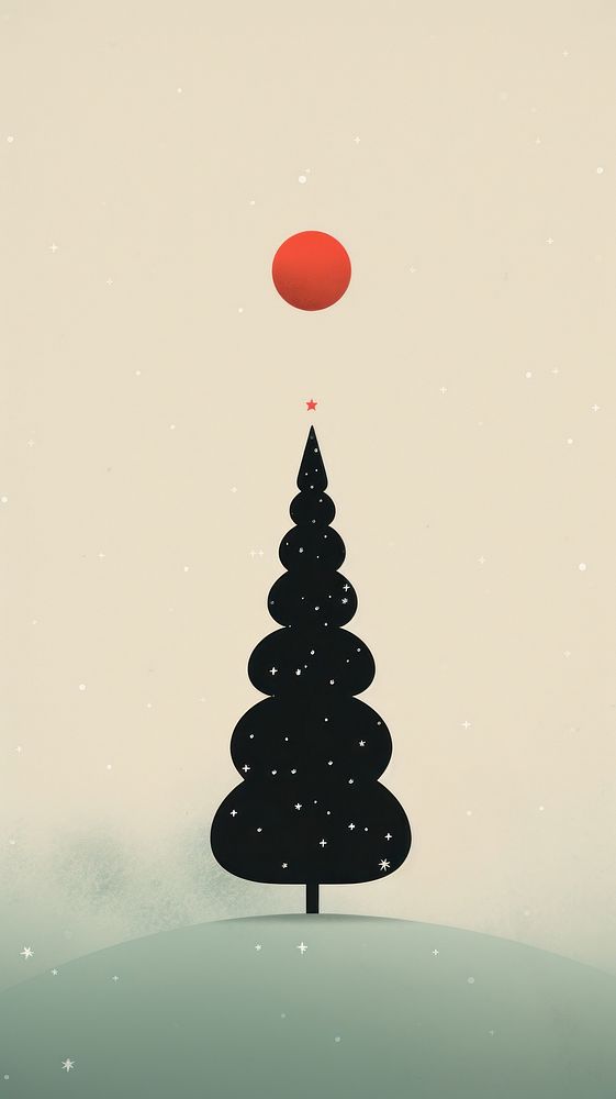 Christmas shape tranquility celebration. AI generated Image by rawpixel.