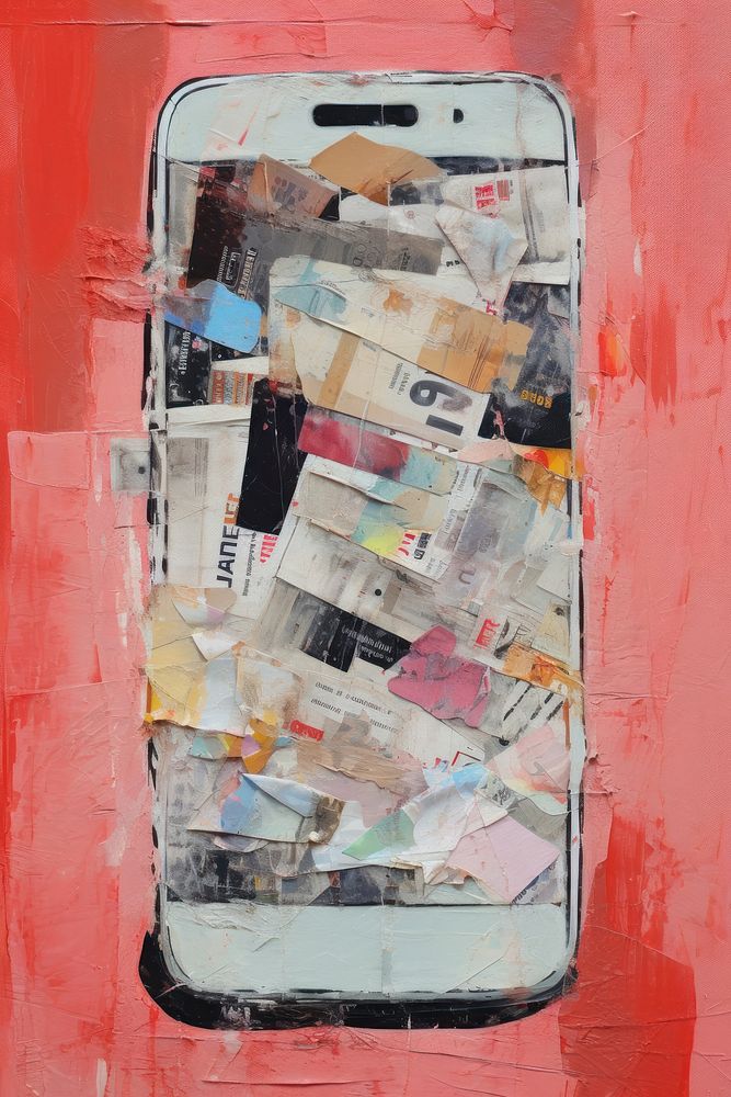 Mobile phone art painting backgrounds. Free Photo Illustration rawpixel