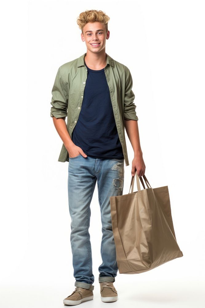 Bag shopping handbag jacket. AI generated Image by rawpixel.