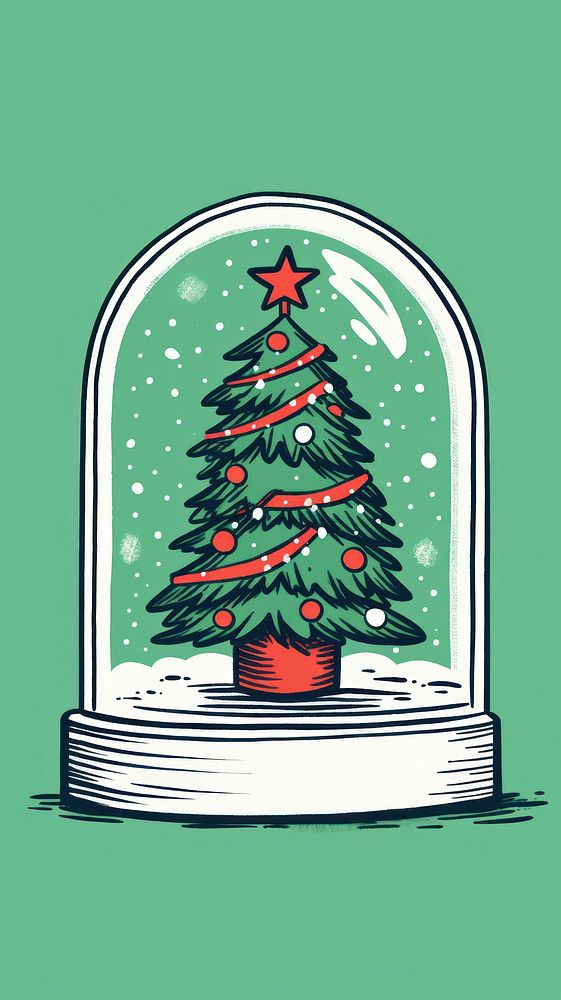 Christmas tree plant green. AI generated Image by rawpixel.