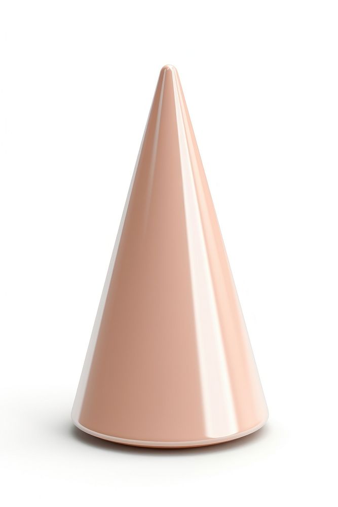 Cone shape white background celebration simplicity. AI generated Image by rawpixel.