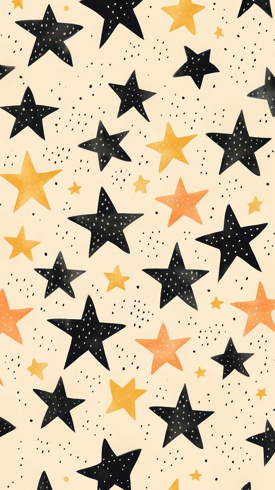 Star pattern confetti constellation. AI generated Image by rawpixel.