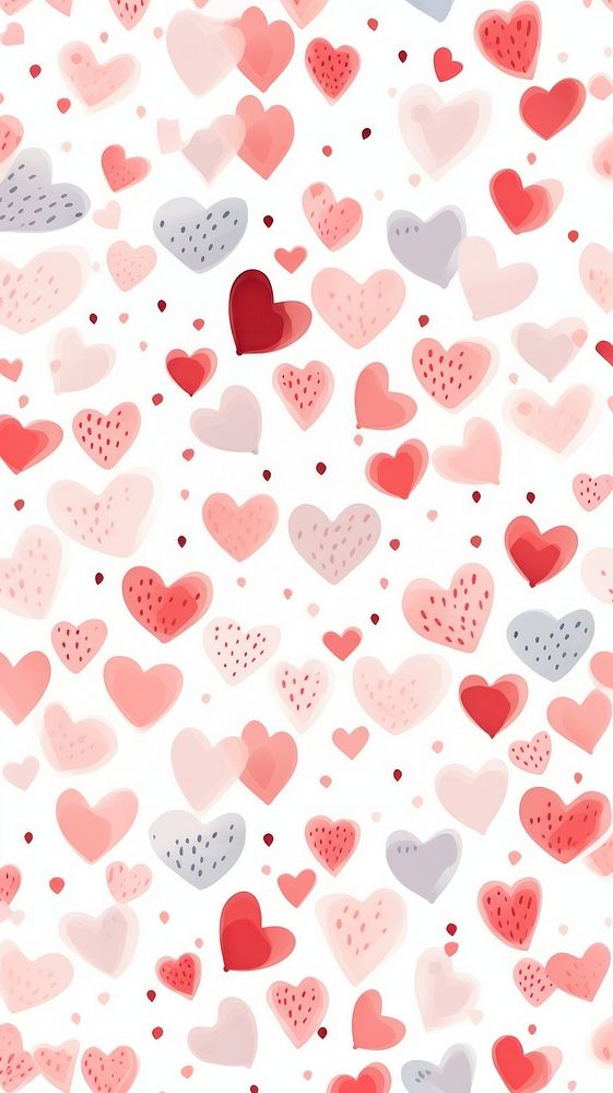 Heart backgrounds pattern petal. AI generated Image by rawpixel.
