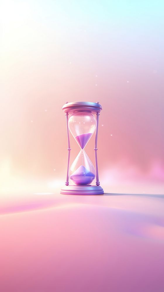 Hourglass illuminated deadline lighting. AI generated Image by rawpixel.