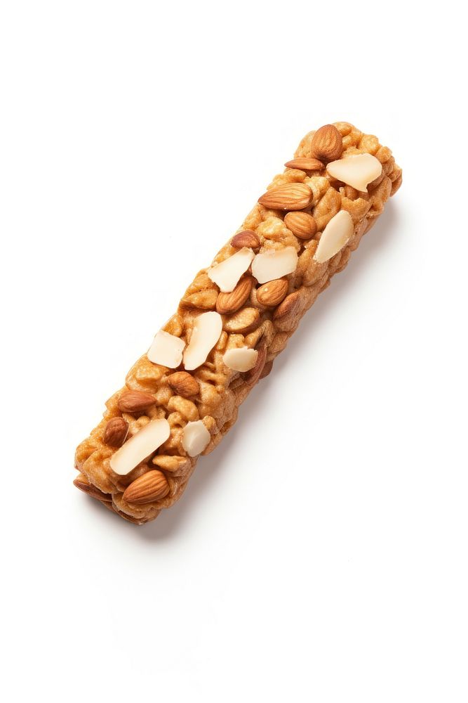 Granola Protein Bar granola almond food. AI generated Image by rawpixel.