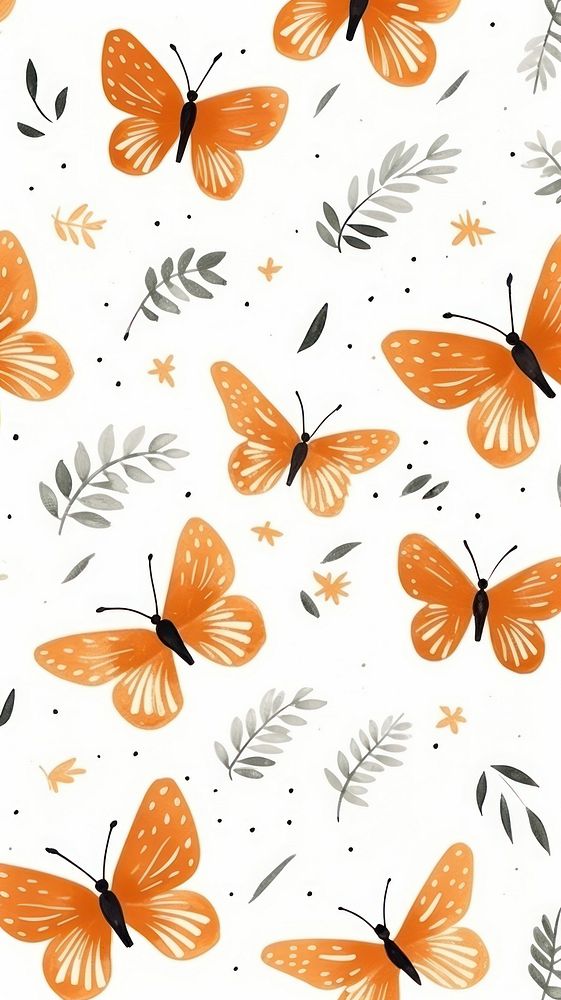 Butterfly pattern animal insect. 