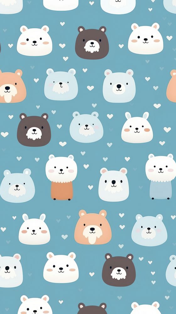 Ainimal pattern backgrounds mammal. AI generated Image by rawpixel.