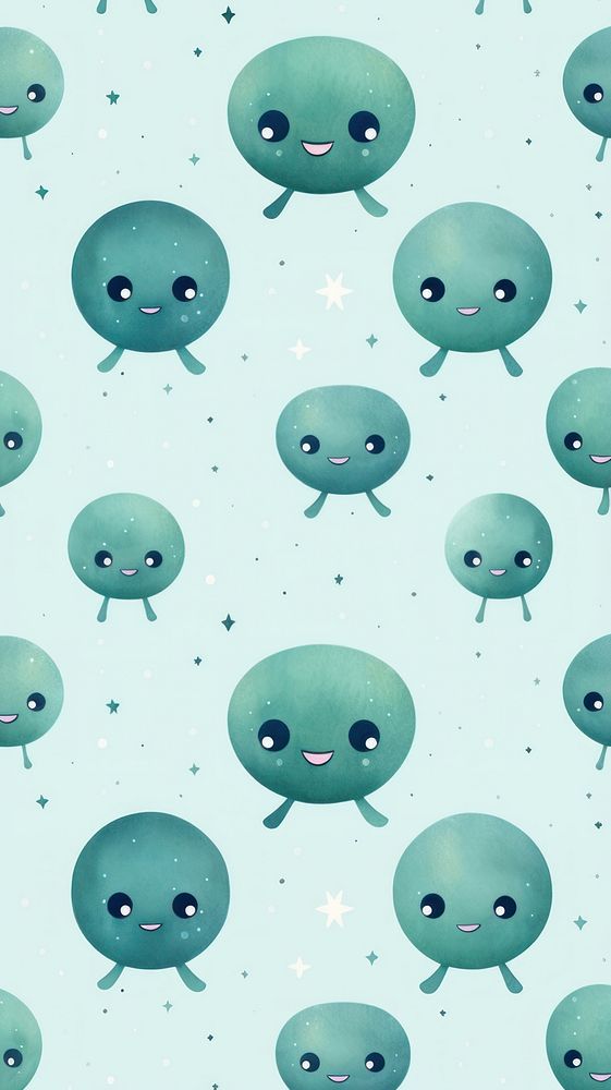 Aliens pattern backgrounds paper. AI generated Image by rawpixel.