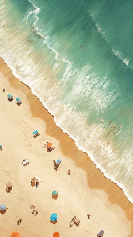 Beach sand backgrounds outdoors nature. AI generated Image by rawpixel.