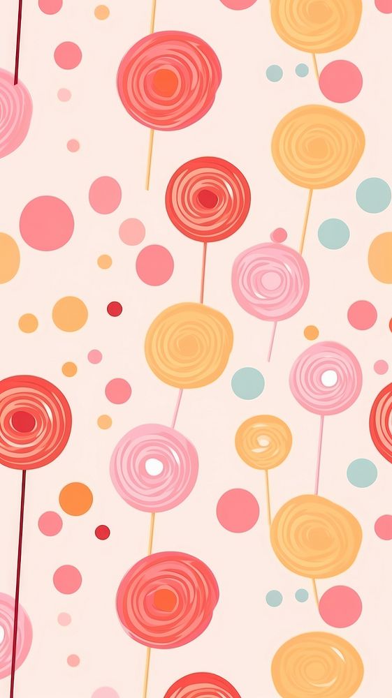 Lollipop pattern confectionery backgrounds. AI generated Image by rawpixel.