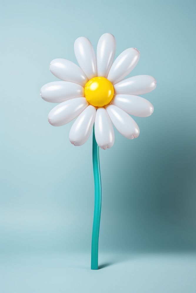 Daisy flower balloon petal plant. AI generated Image by rawpixel.