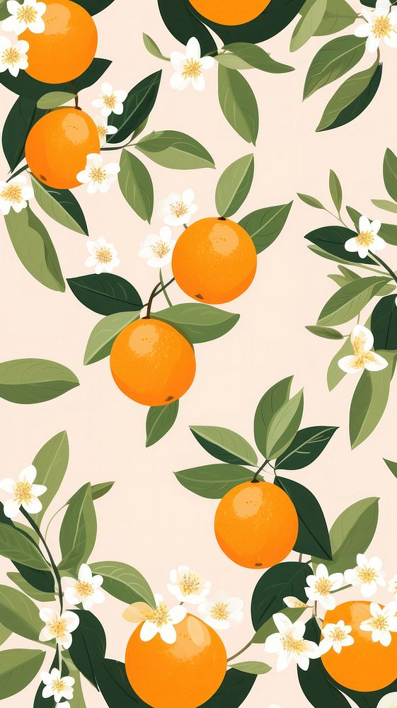 Oranges backgrounds grapefruit pattern. AI generated Image by rawpixel.