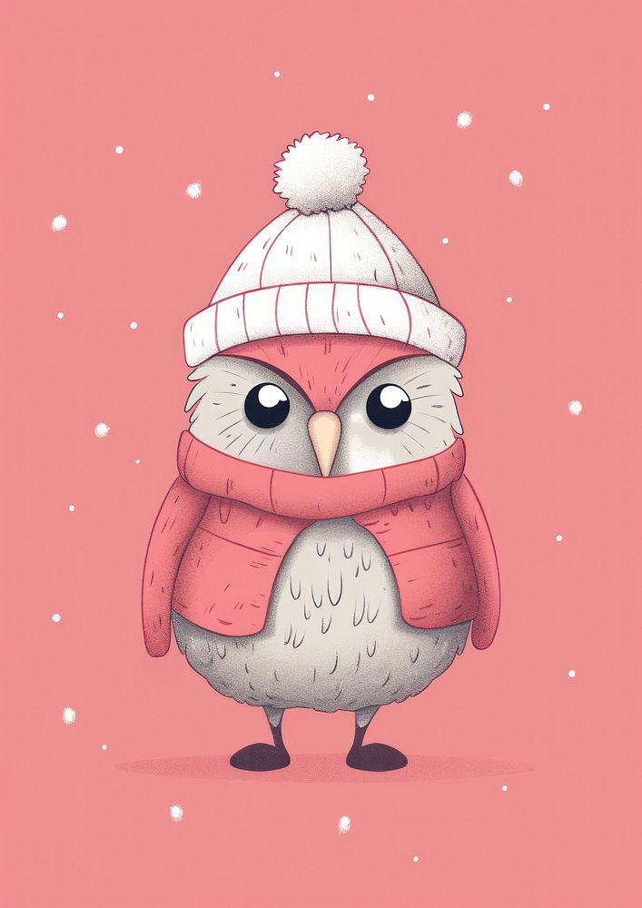 Cartoon winter nature cute. AI generated Image by rawpixel.