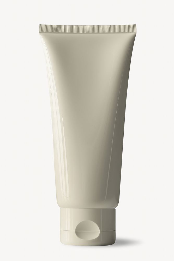 Cream tube, isolated on white