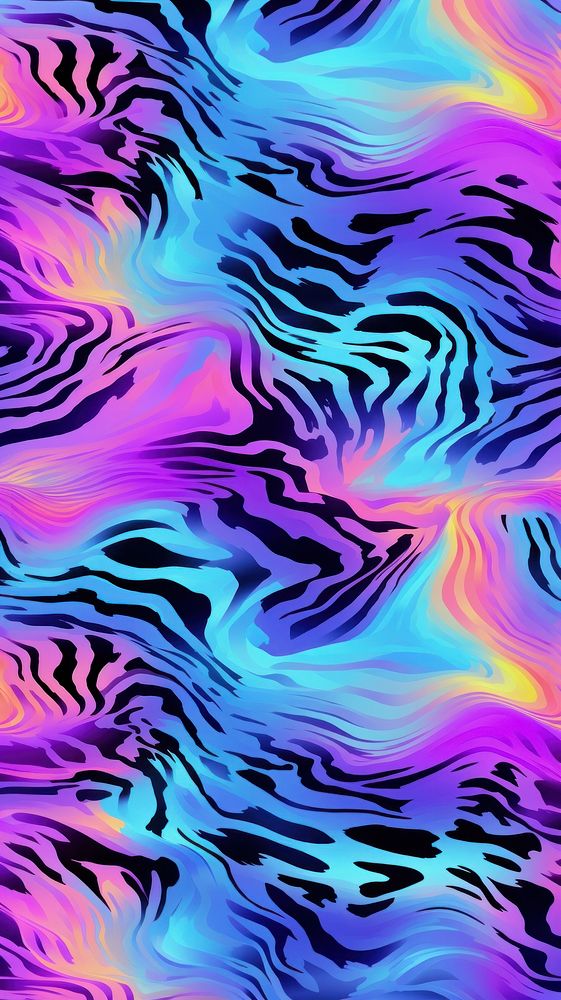 Abstract animal pattern purple vibrant color backgrounds. AI generated Image by rawpixel.
