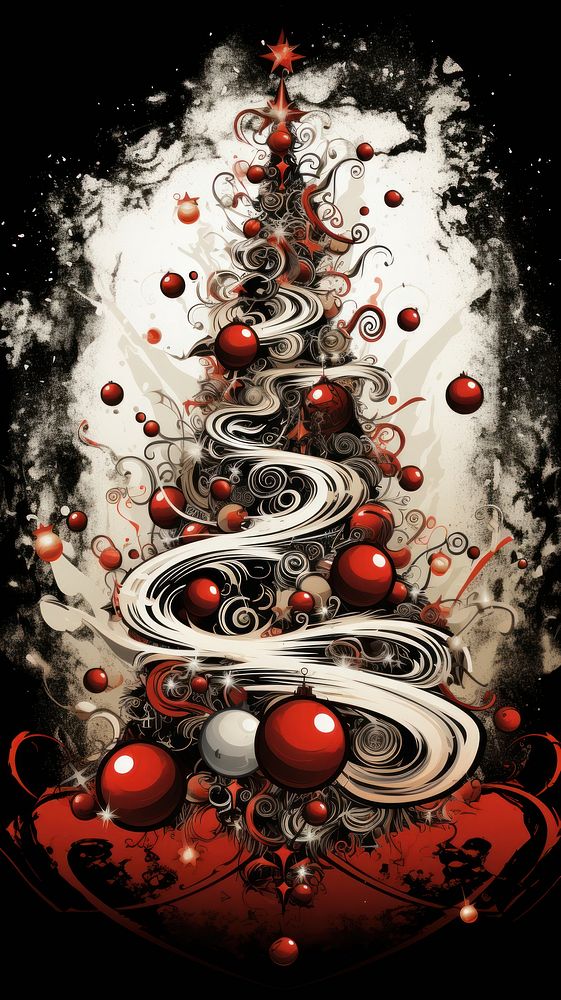 Christmas wallpaper christmas illuminated celebration. AI generated Image by rawpixel.
