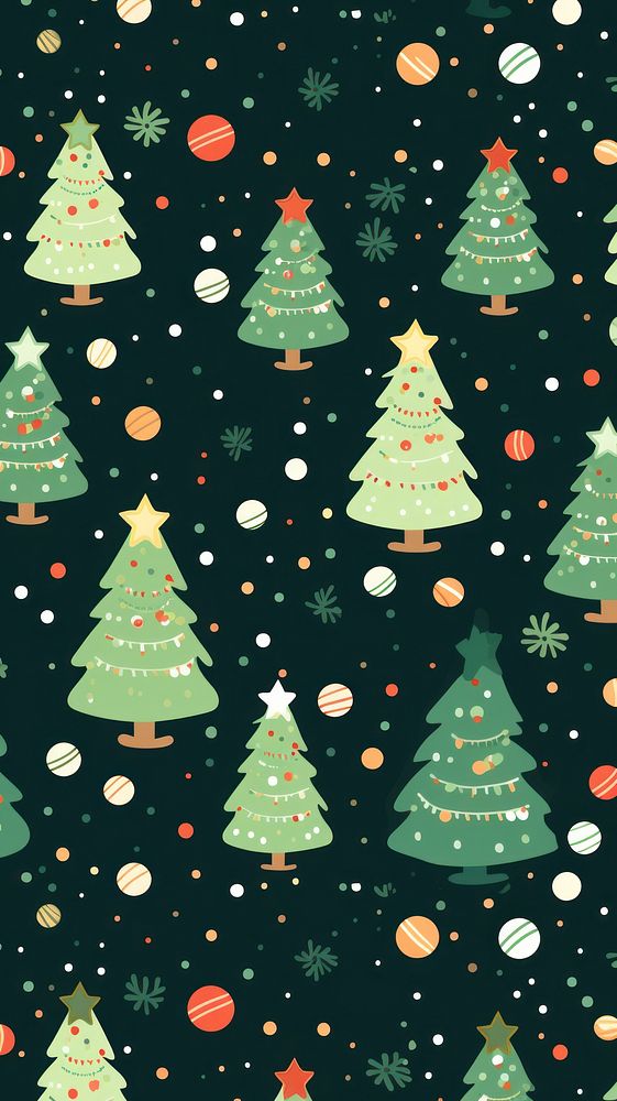 Christmas wallpaper christmas outdoors pattern. AI generated Image by rawpixel.