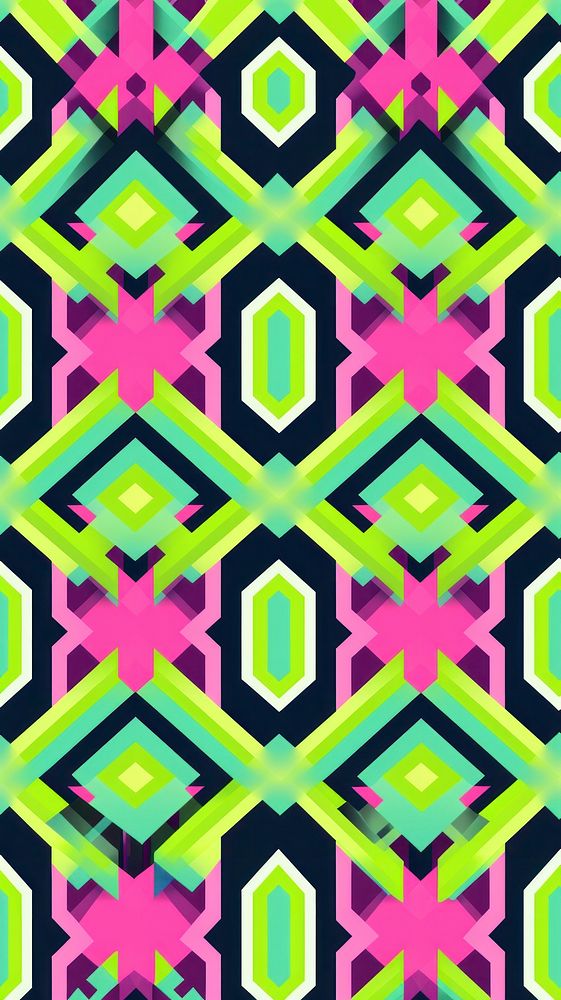 Geometric pattern green pink backgrounds. AI generated Image by rawpixel.