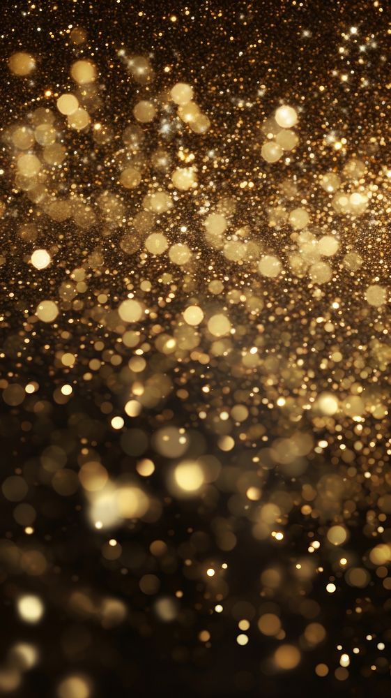 Gold glitter illuminated backgrounds celebration. AI generated Image by rawpixel.
