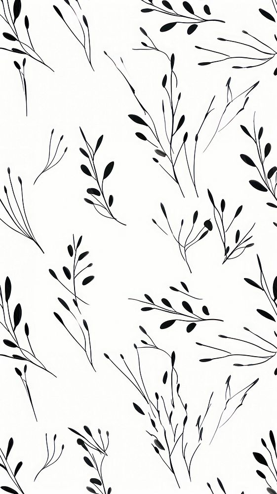 Leaf pattern backgrounds wallpaper. AI generated Image by rawpixel.