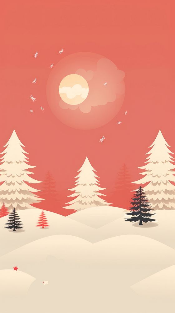 Christmas wallpaper christmas nature plant. AI generated Image by rawpixel.