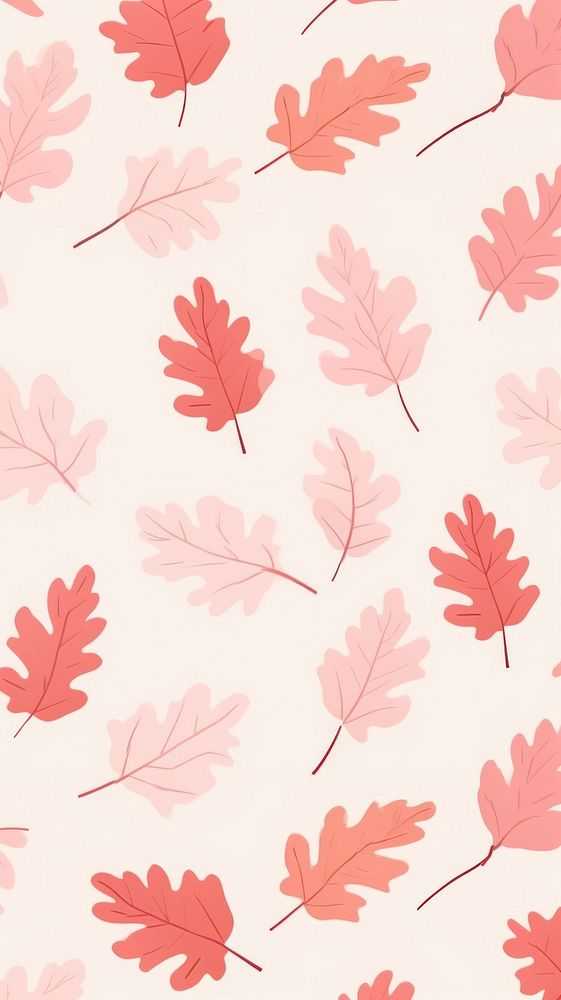 Oak leaf backgrounds pattern plant. AI generated Image by rawpixel.