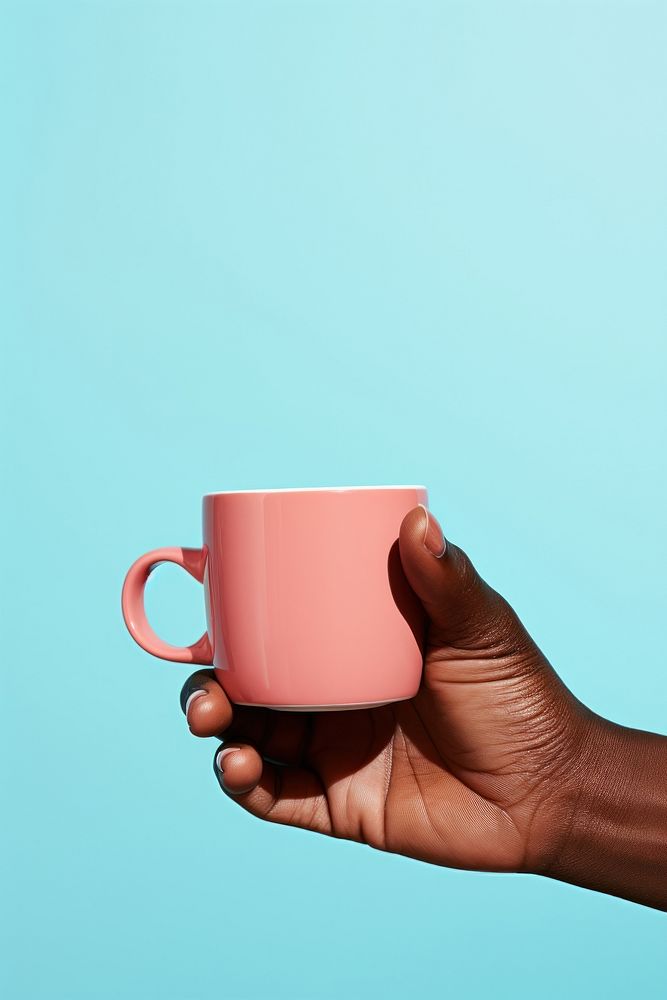 Hand holding coffee drink cup mug. AI generated Image by rawpixel.