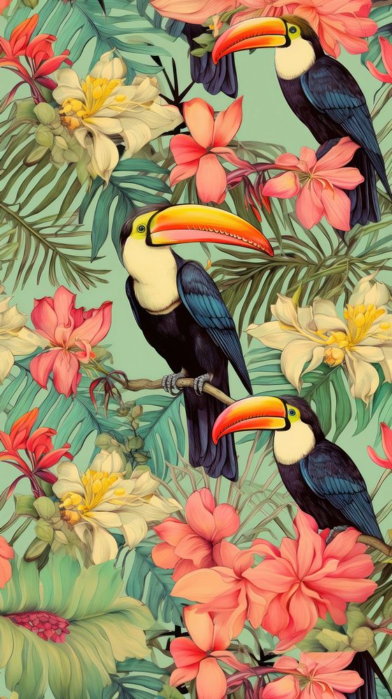 Toucan backgrounds outdoors tropics. 