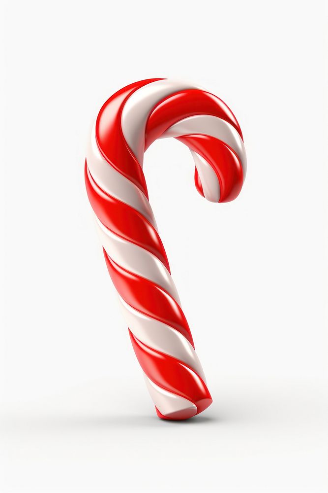 A cute candy cane confectionery decoration christmas. AI generated Image by rawpixel.