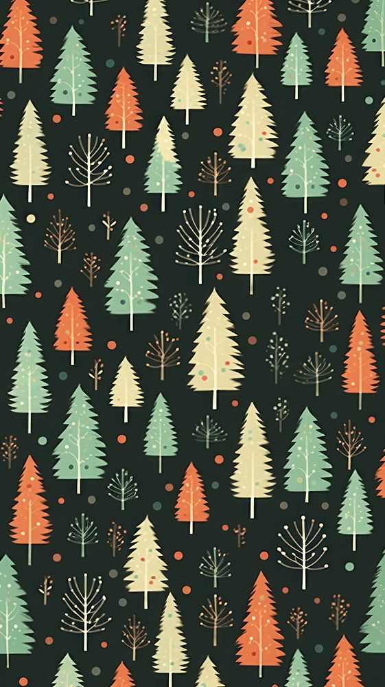 Christmas pattern backgrounds repetition. AI generated Image by rawpixel.