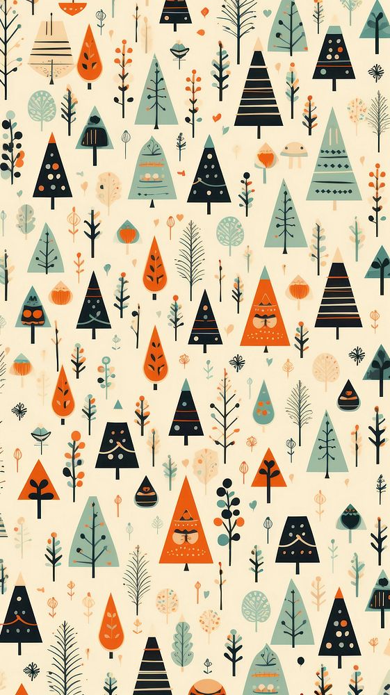 Christmas pattern backgrounds creativity. AI generated Image by rawpixel.
