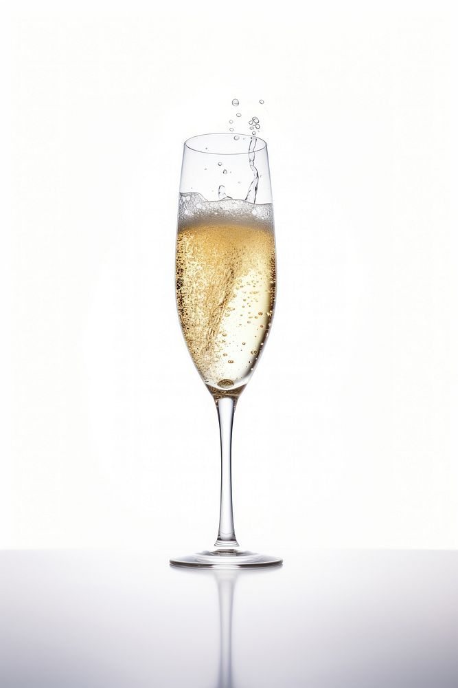 Champagne toasting cocktail glass drink. AI generated Image by rawpixel.