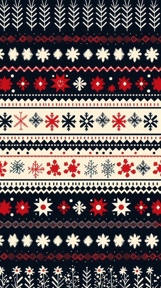 Christmas sweater pattern art backgrounds. AI generated Image by rawpixel.