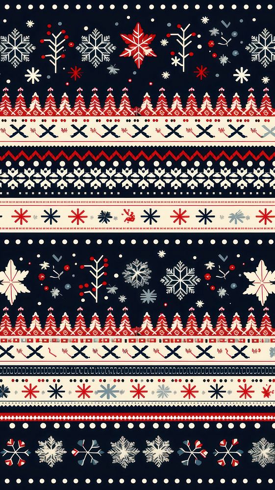 Christmas sweater pattern backgrounds celebration. AI generated Image by rawpixel.