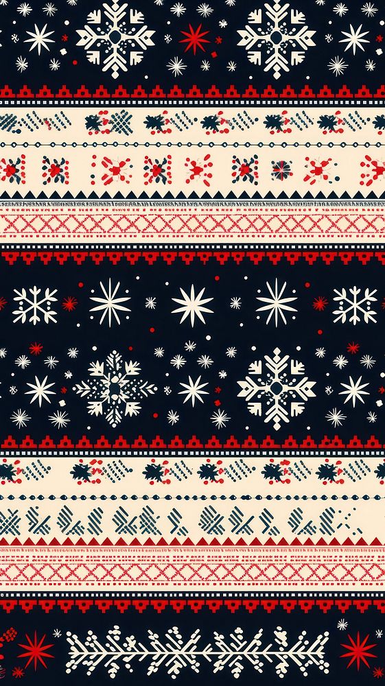 Christmas sweater pattern art backgrounds. AI generated Image by rawpixel.