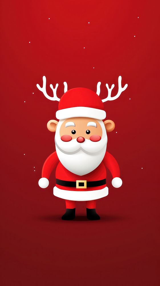 Santa christmas star red. AI generated Image by rawpixel.