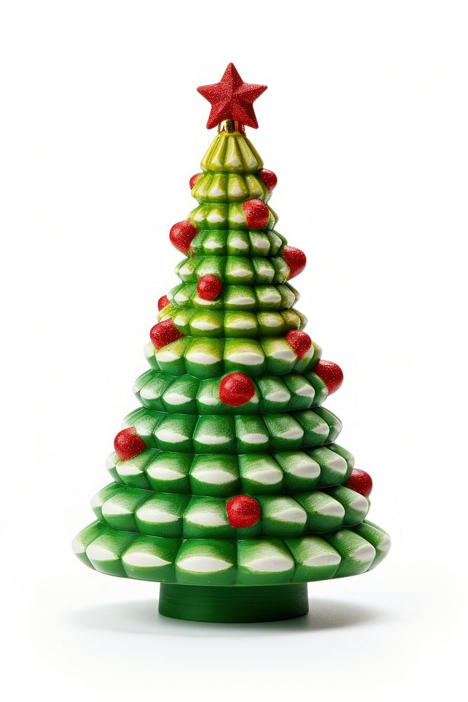 Christmas tree toy white background gingerbread. AI generated Image by rawpixel.