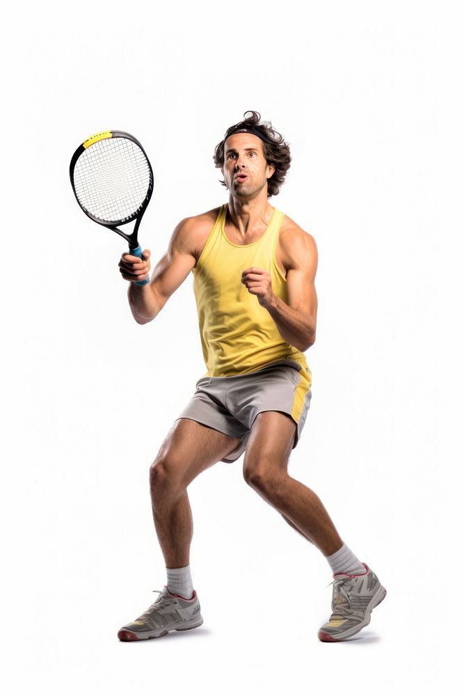 A squash player man footwear tennis sports. AI generated Image by rawpixel.