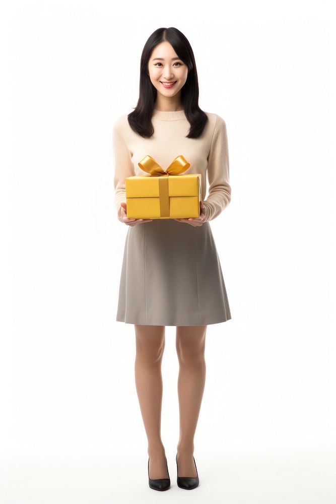Box adult woman gift. AI generated Image by rawpixel.